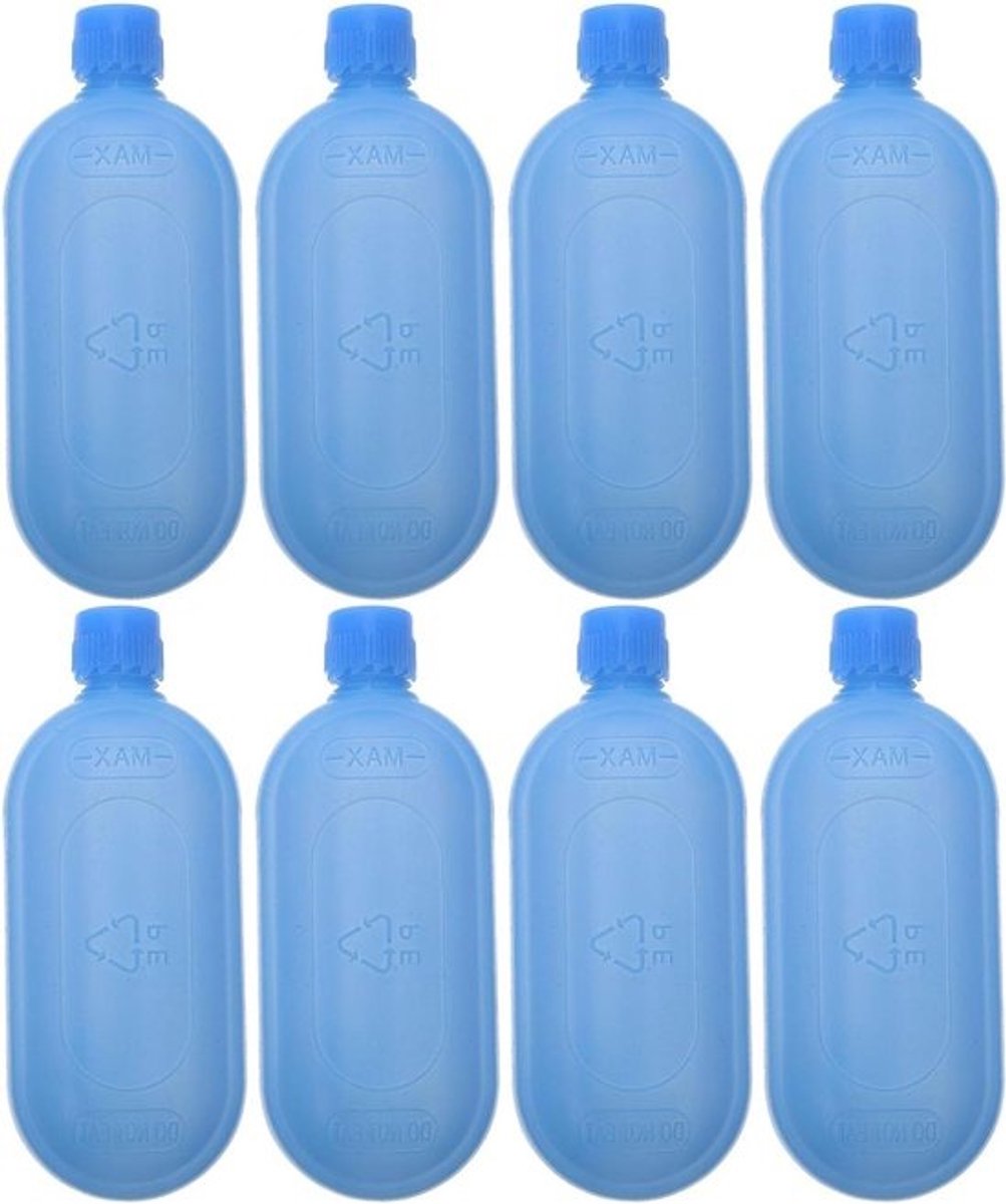Herbruikbare Ijsblokken - Koelelementen Vriesblokken - Draagbare Koelers - Waternavulbaar - 8 Stuks - Blauw
