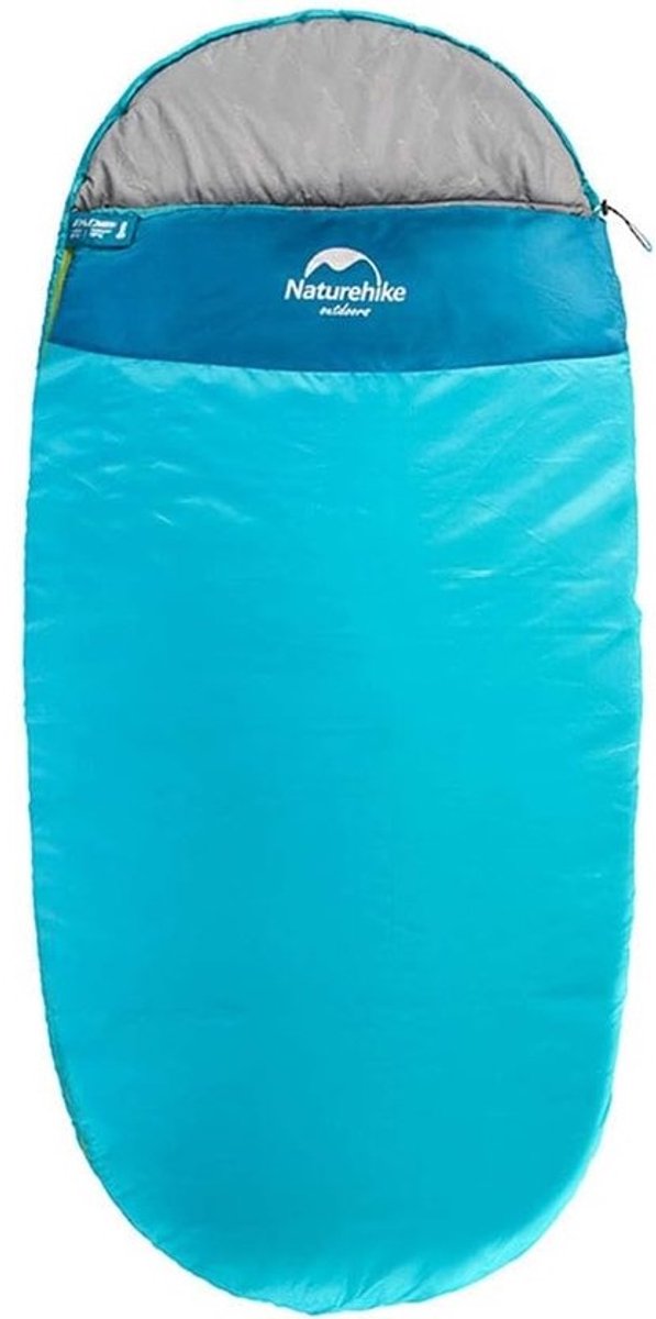 Slaapzak Volwassenen - Kampeerzak Deelbaar - Outdoor Kamperen - Waterdicht Ripstop Materiaal - 230cm Lang - Blauw