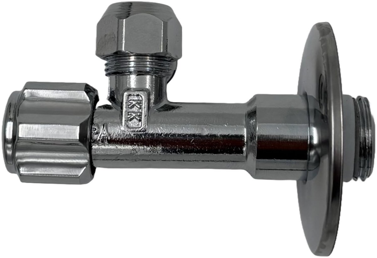 Hoekstopkraan - 1/2" x 10mm - Chroom