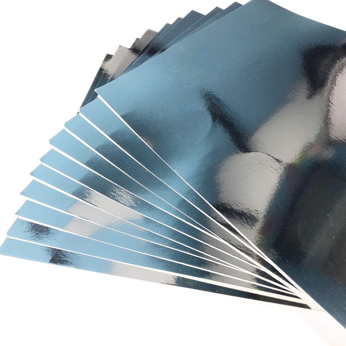 A2 Zilveren Kaart - 10 Vellen Hoogglans - 220 GSM