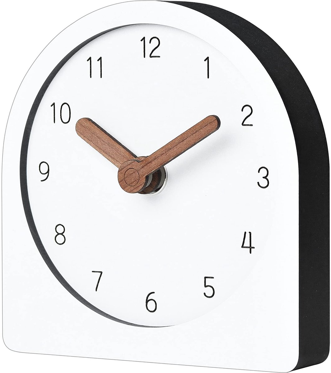 Wandklok - Stille analoge klok - Wit