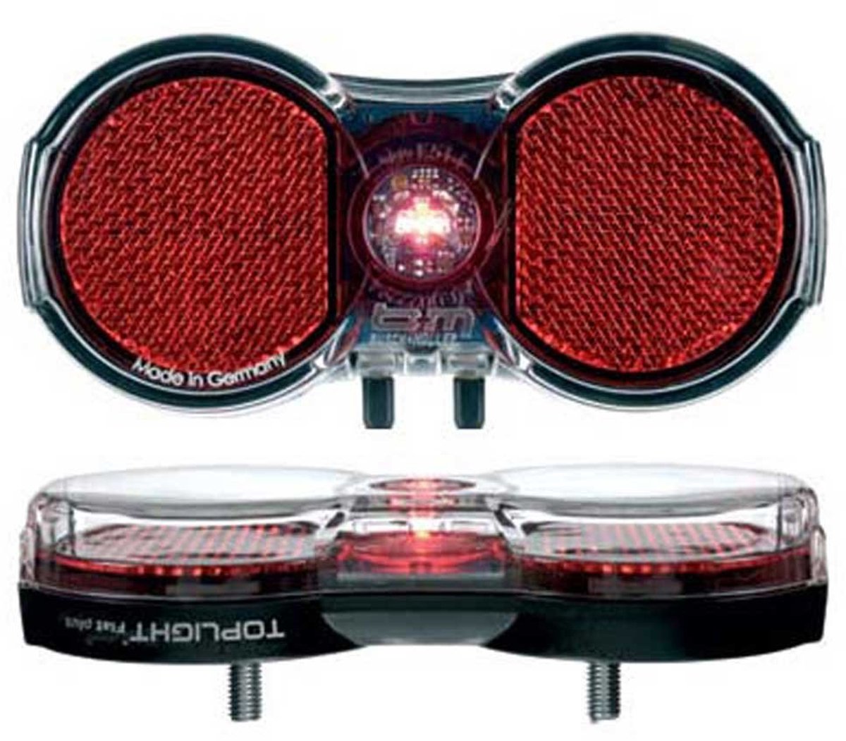 Achterlicht met LED - 30 Lumen - Zwart