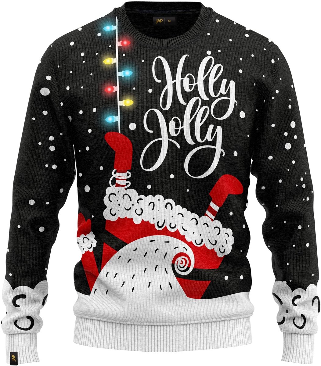Christmas Sweater met LED Lichten - voor Volwassenen - S