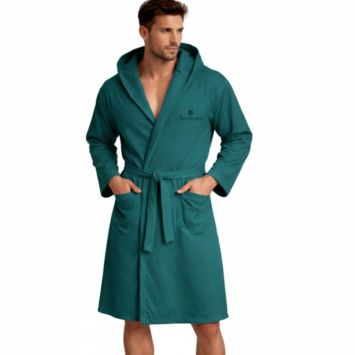 Unisex Microfibre Badjas met Capuchon en Zakken - Lichtgewicht en Zacht