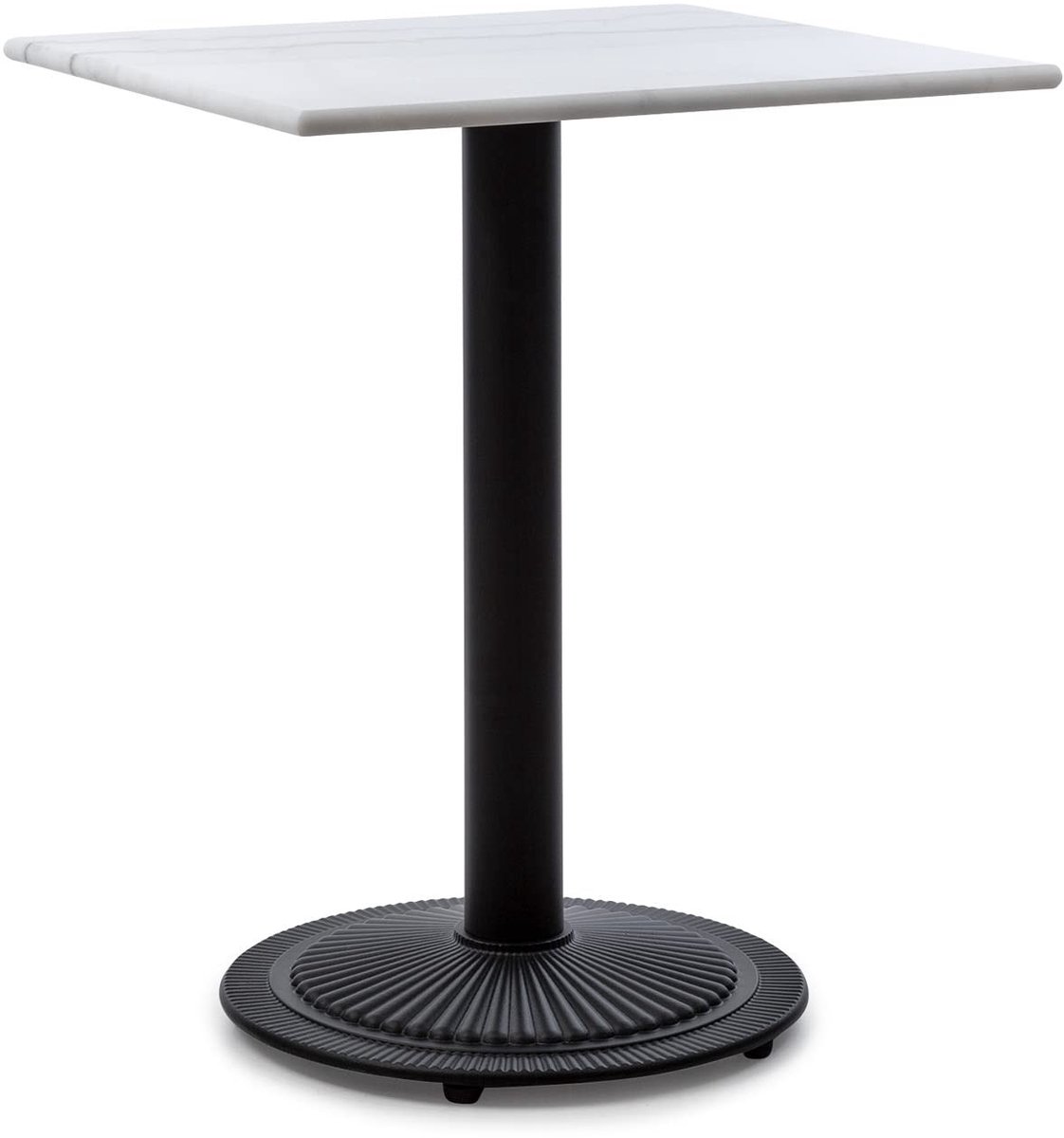Bistro tafel - Marmerlook 60 x 60 cm - Voor binnen en buiten