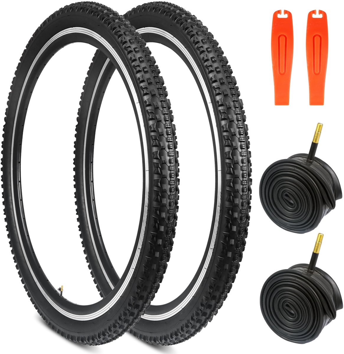Set van 2 Fietsbanden met Binnenband - 26/27.5/29 x 2.1 Inch