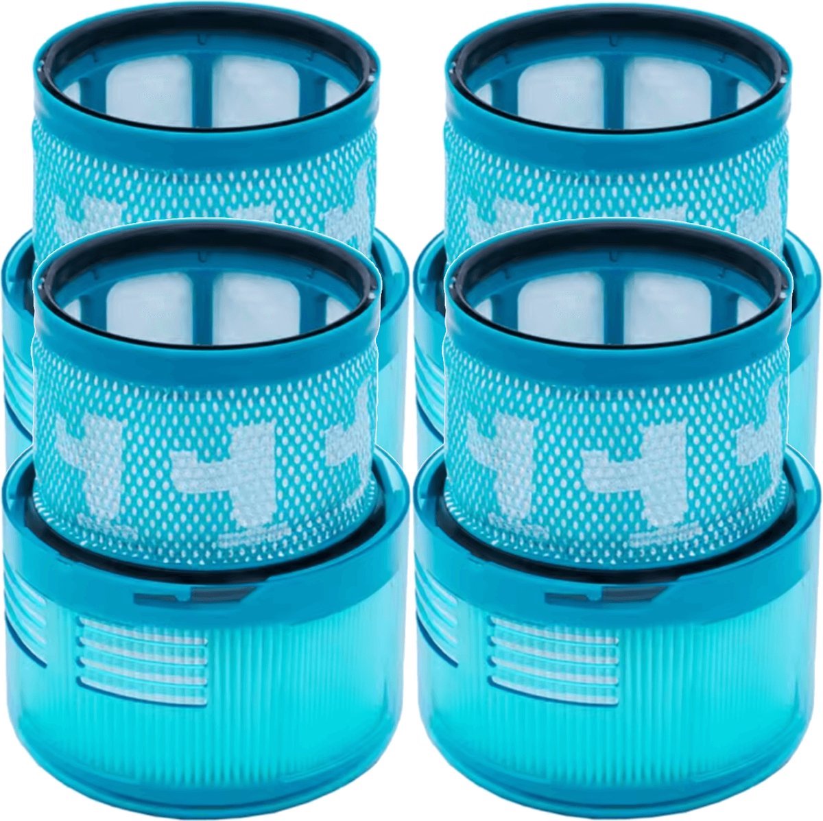 4 stuks HEPA-filter geschikt voor Dyson G5 Gen5 Detect Absolute, Detect Fluffy stofzuiger - vervangingsfilter motorfilter - Promessa-Solutions