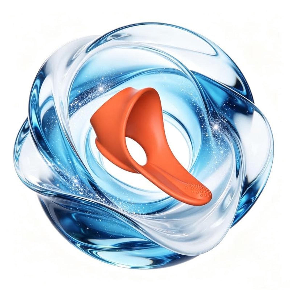 Ergonomische Training Beschermring - Dubbel Effect - Oranje