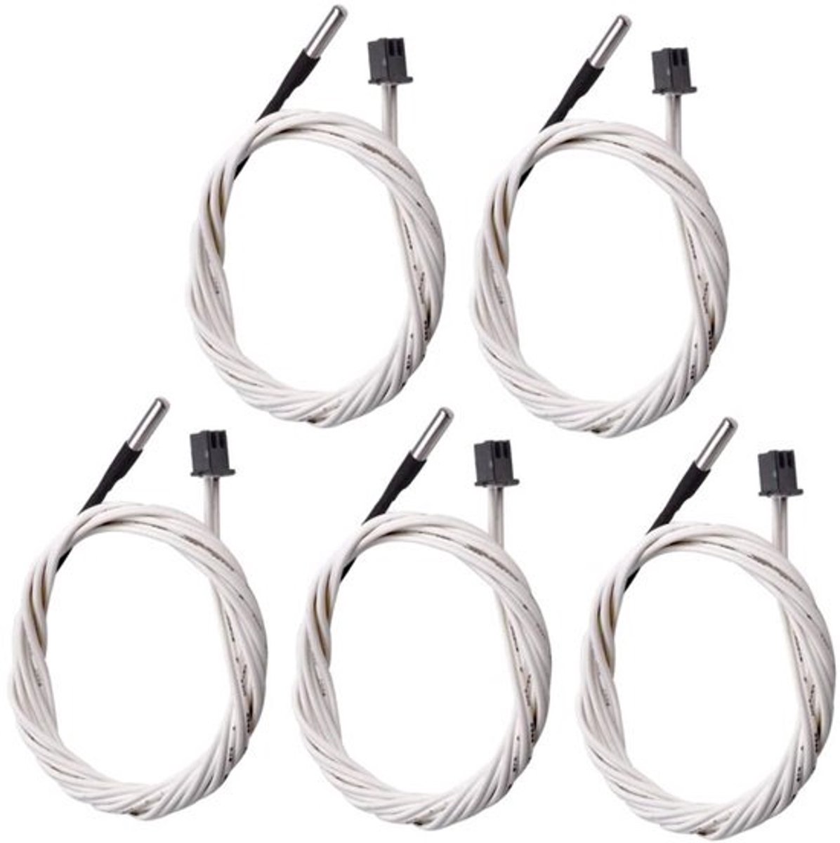 3D-printer thermistor - Sensoraccessoires Onderdelen - 3D printen - Hoge gevoeligheid - 1 meter kabel - Wit