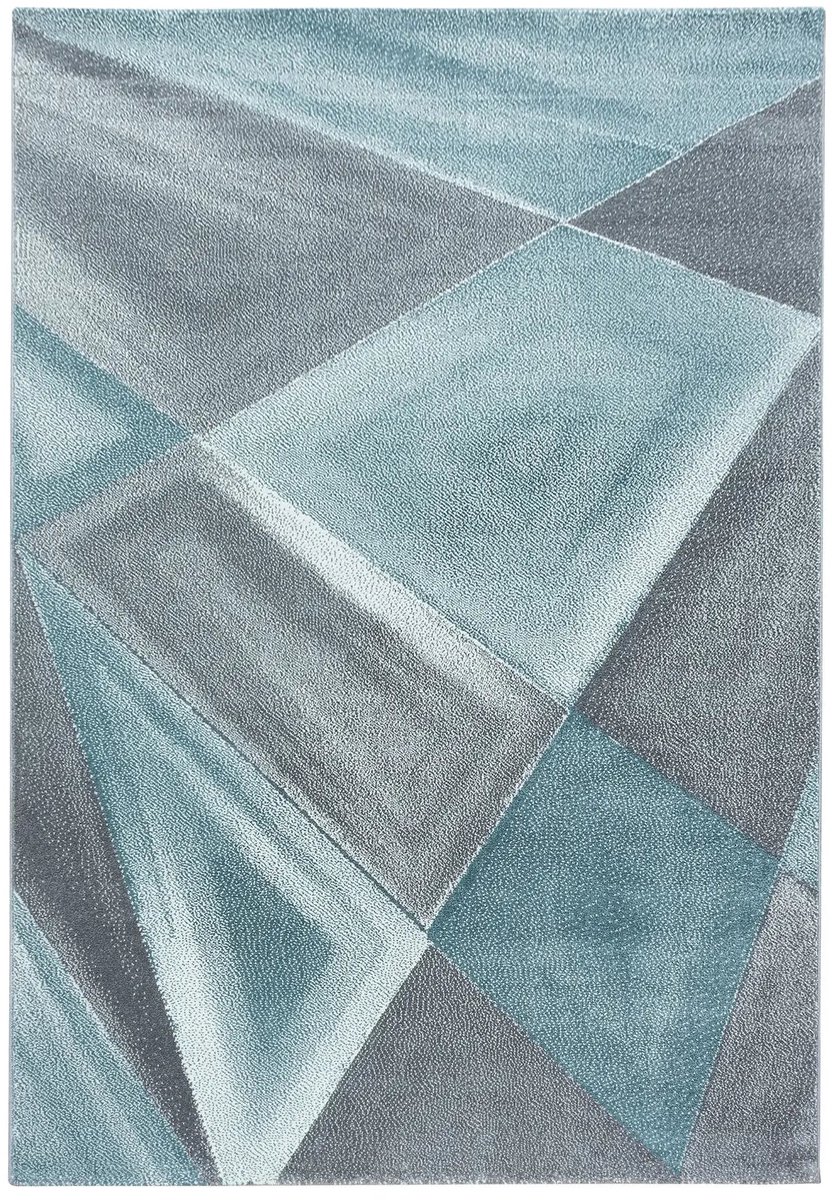 Dutch XXL Modern Vloerkleed | Tapijt | Beta | Geometrisch | Blauw
