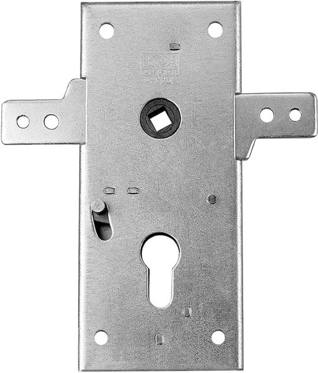 Garagedeurslot - Kanteldeurslot Deurslot - Garagedeur Beveiligen - Vergrendeling aan Zijkant - 168 mm Hoogte - Zilver