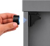MasonPro Magnetisch Kinderslot Kastjes - Kastbeveiliging voor Kinderen - Kinderbeveiliging voor Kasten en Lades - Kinderslot Kast - Magneet met Plakstrip - Kinderveiligheid - Kastsloten Baby - Zonder Boren & Schroeven - 10 Sloten en 2 Sleutels