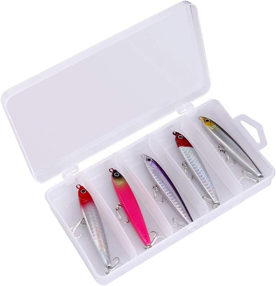 Lifelike pencil popper voor het vissen op baars - langzaam zinkend kunstaas voor zoet en zout water — afbeelding 2
