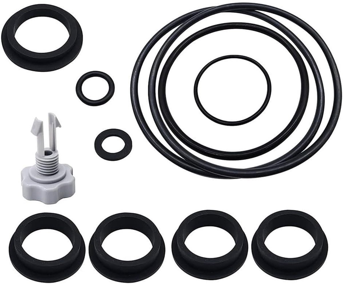 Reparatieset voor zandfilterpomp - Inclusief luchtklep en O-ringen - 12-delige set voor optimale filtratie en onderhoud