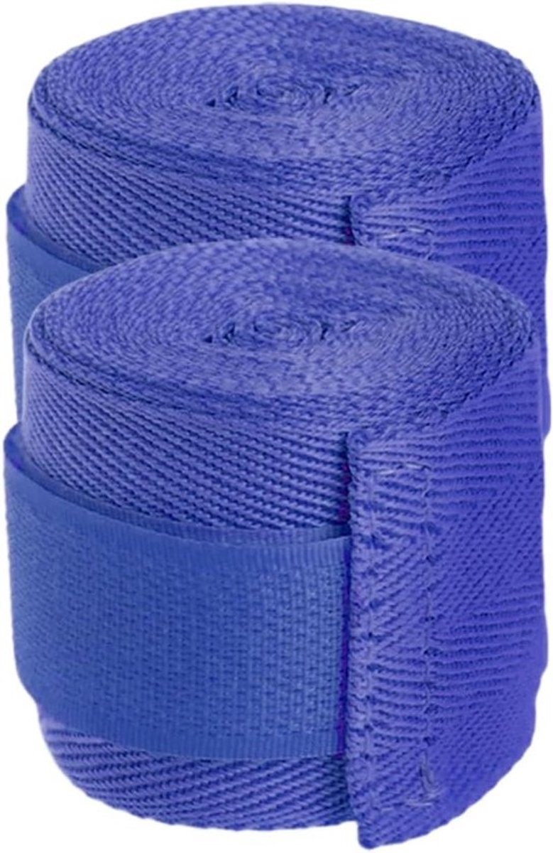 Boksen Verband - Polsbescherming Bandage - Vechtsport Training - Elastische Compressie - 2 Meter - Blauw