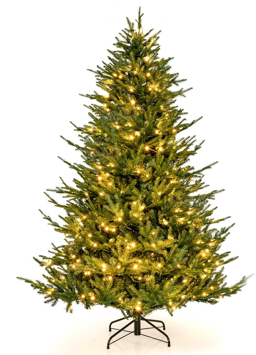 SureDeal® - Kerstbom - Led kerstboom - Opblaasbare Kerstman krans - Kerstkrans - Rode Strik - 120x50x120 cm - Zoals Afgebeeld op de Foto – foto 2