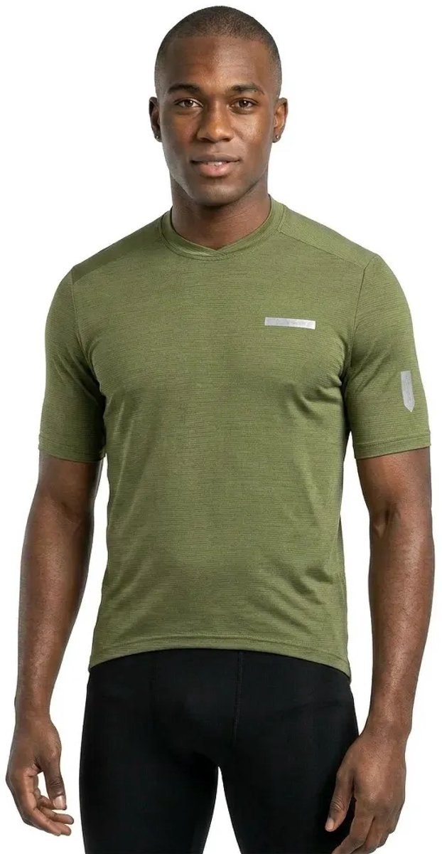 Q36.5 Adventure Tech Merino T-shirt Met Korte Mouwen Man Groen