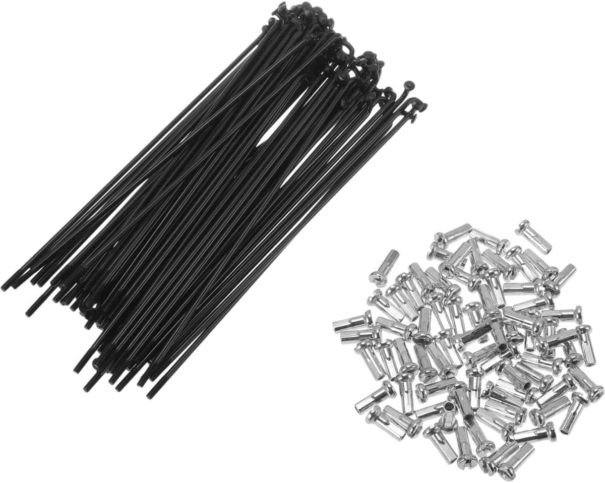 Fiets Spaak Set - 14G Carbon Staal Zwart - 72 Stuks