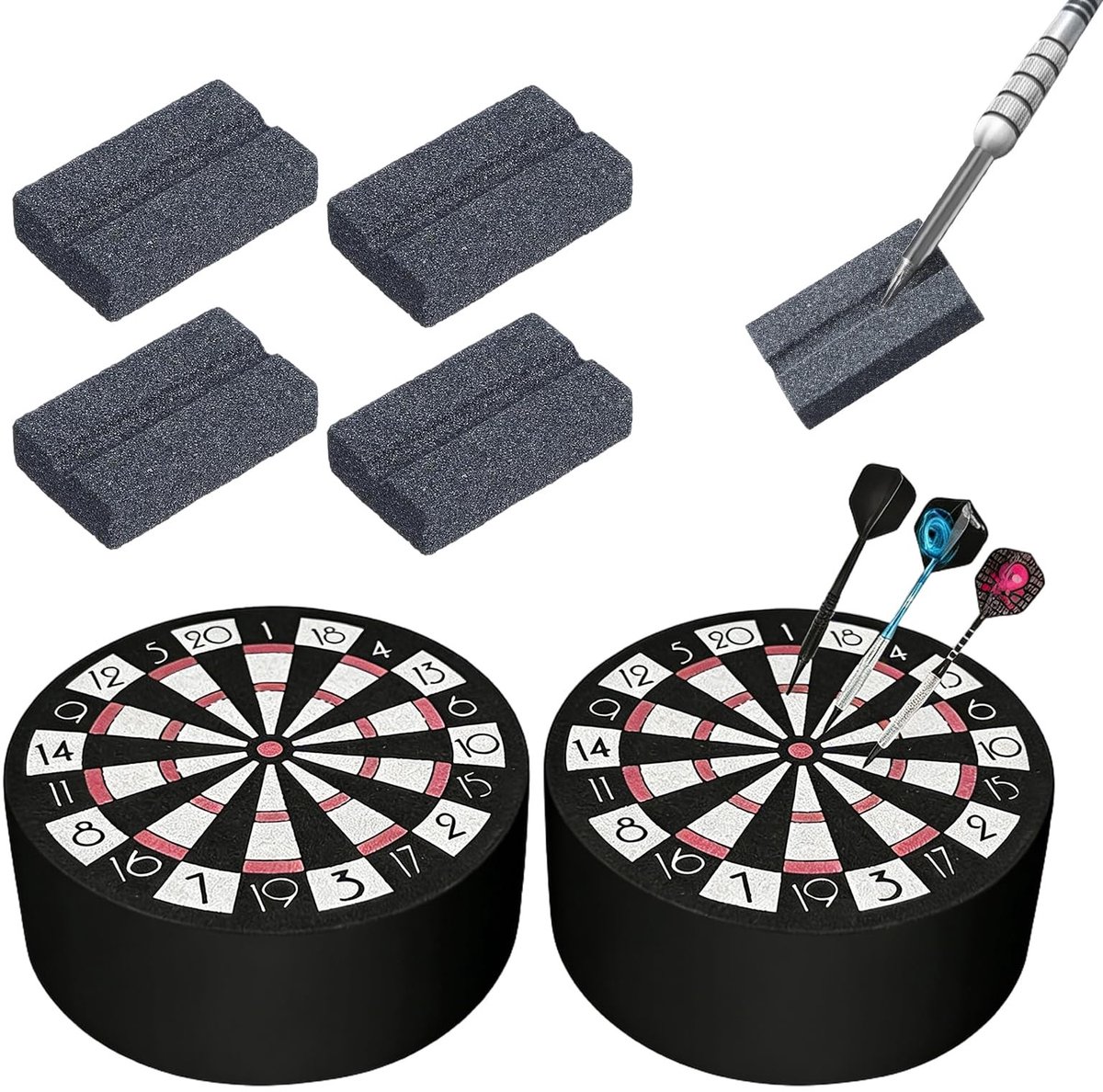 Dart Arrow Holders - Ruimtebesparend en draagbaar - Set van 2