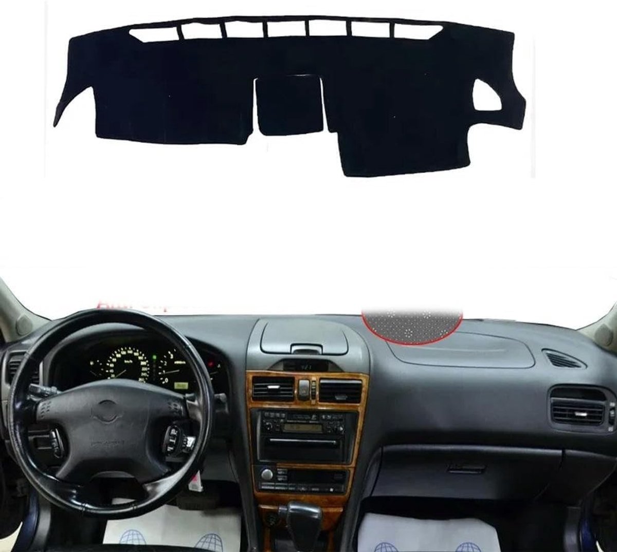 Dashboardhoes en dashboardmat voor Nissan Maxima V 1999-2006 - Antislip en stofdicht