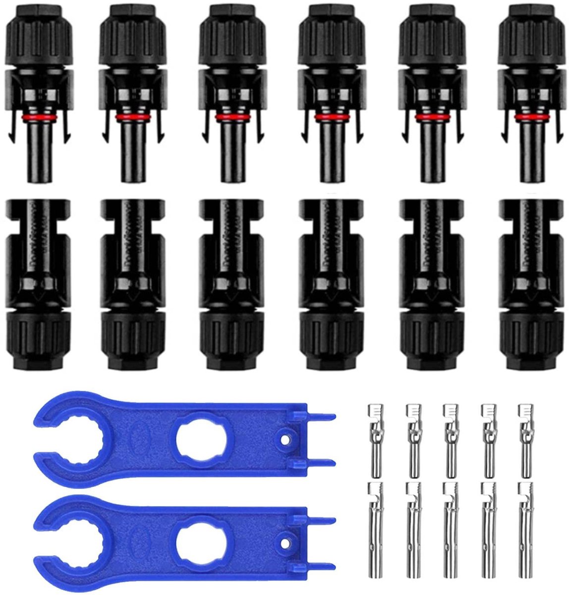 Solar Panel Connector Set - Y Tak Kabel met Strip Tool en Crimping