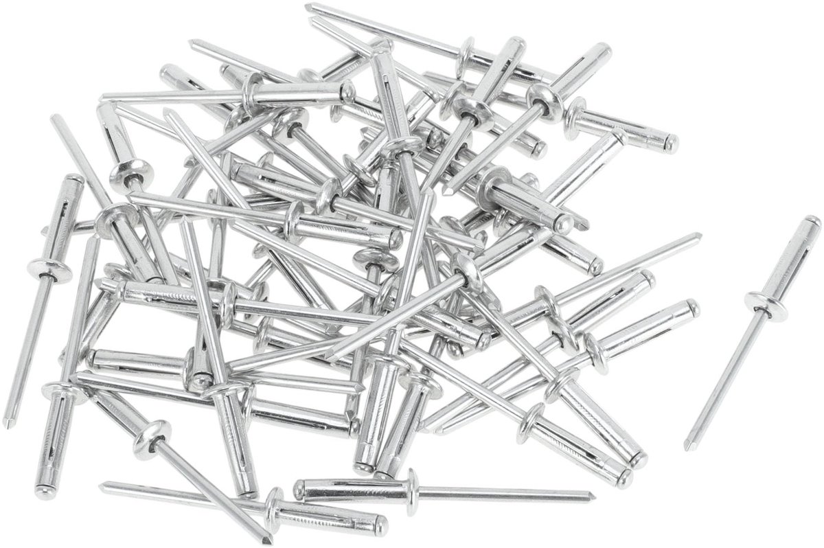 Tri-Fold Klinknagels Assortiment Kit - 50 Stuks - Aluminium