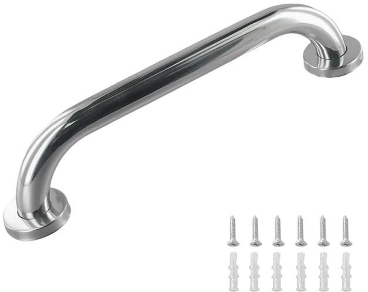 Grijprang - Handvat Grip van roestvrij staal - 300 mm - Zilver