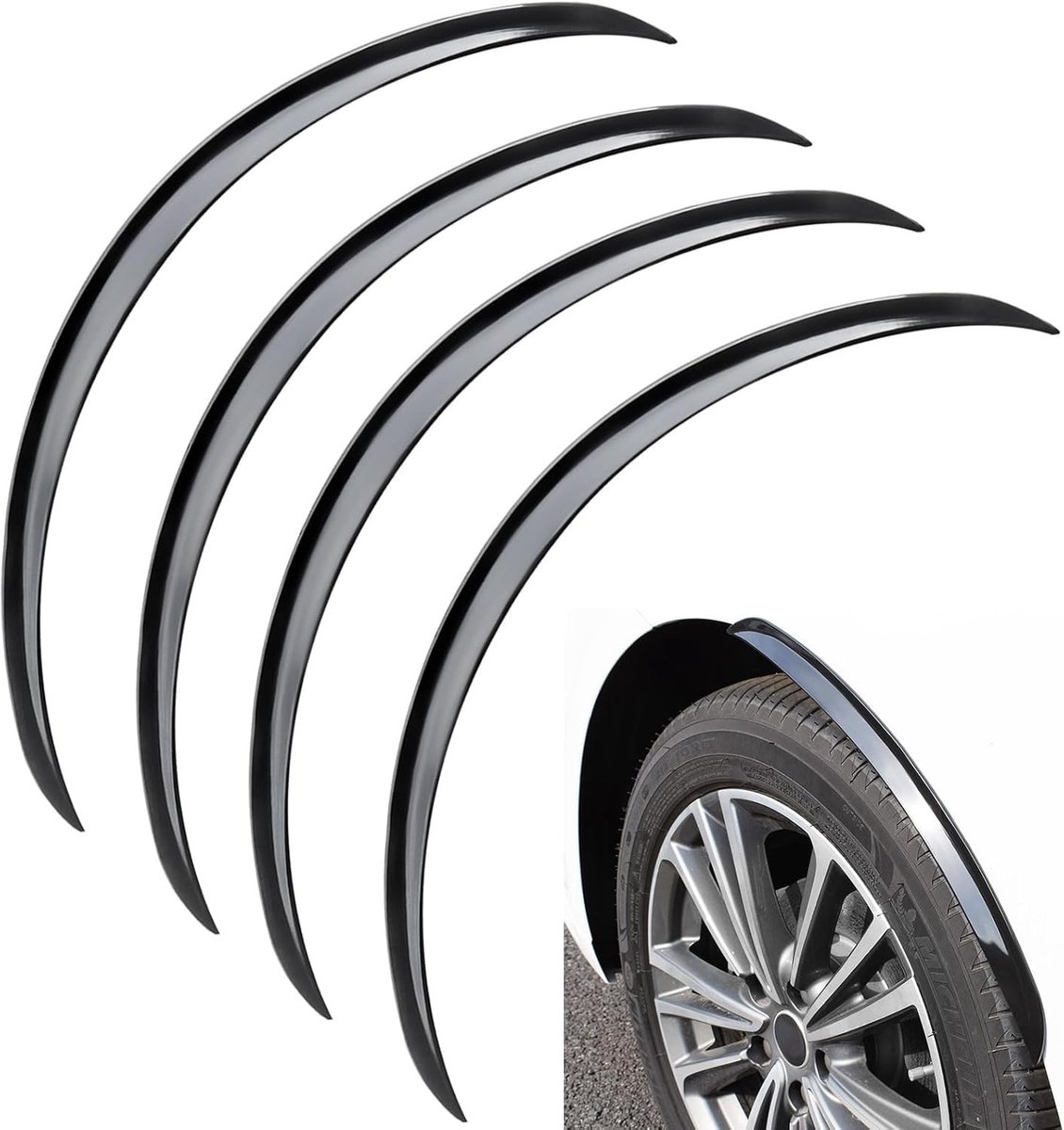 Spatbordverbreders voor Ford Focus MK4.5 - 72cm - 4 Stuks