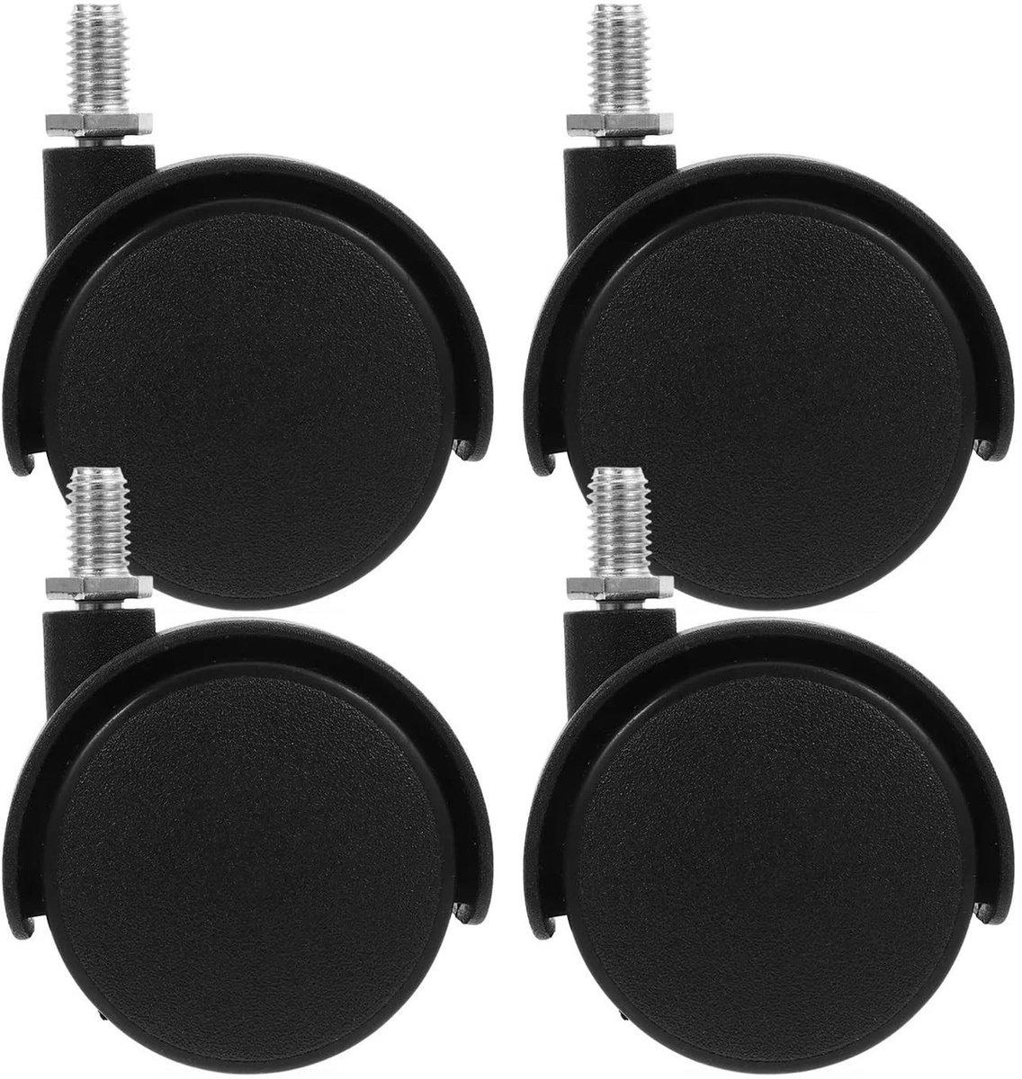 Zwenkwielen met Schroefdraad - Set van 4 Stuks