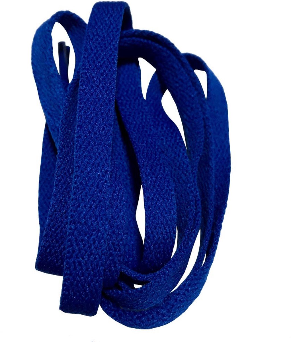 Platte Schoenveters - 160 cm - Blauw