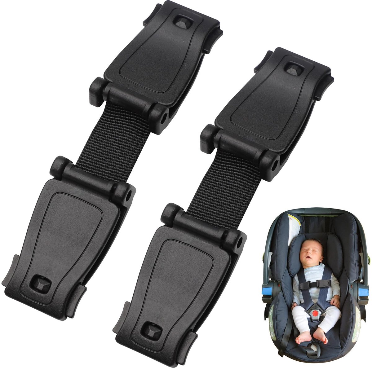 Veiligheidsbeschermers voor Kinderzitje - Set van 2