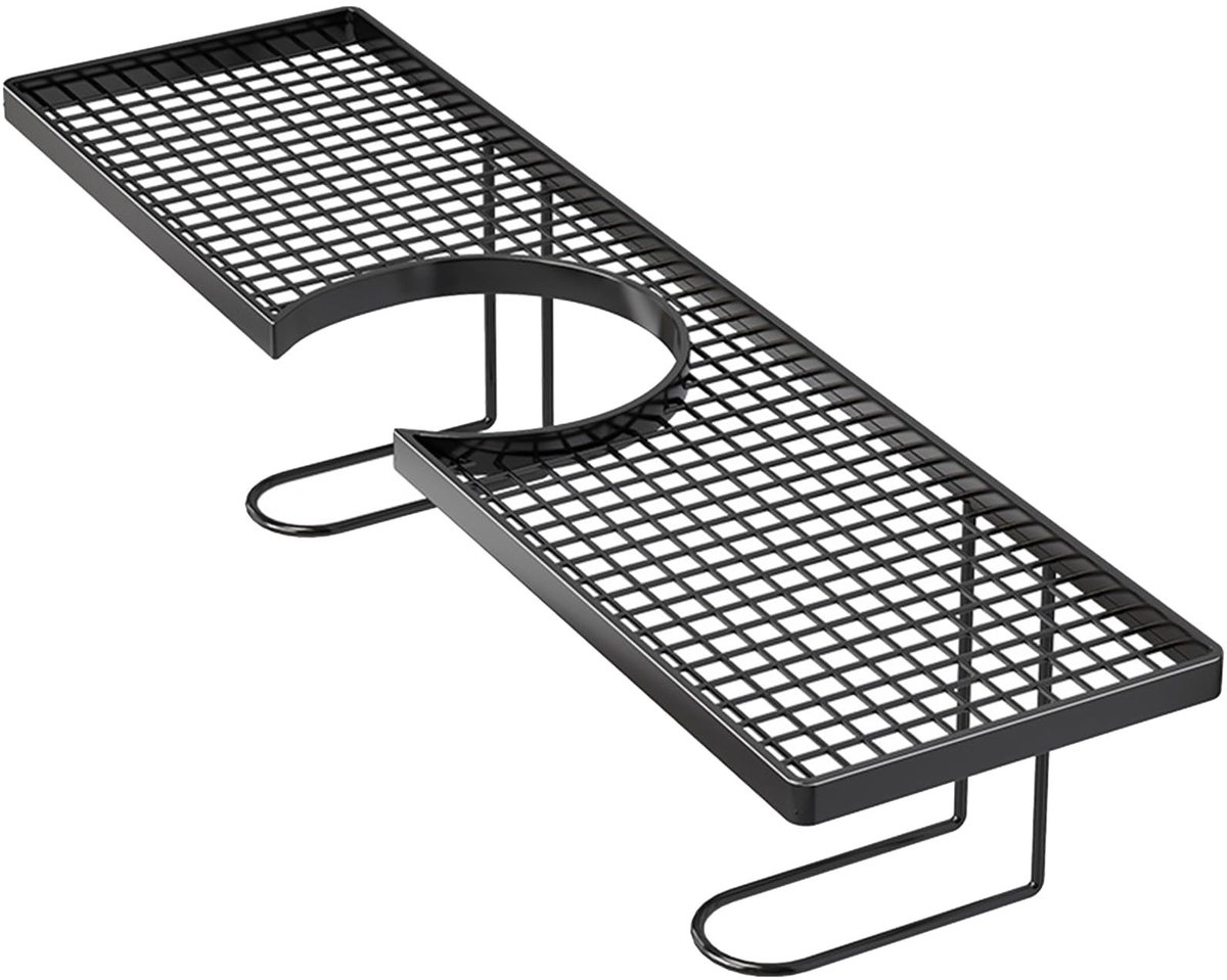 Wastafel Organizer - Boven de Kraan Plank Zwart