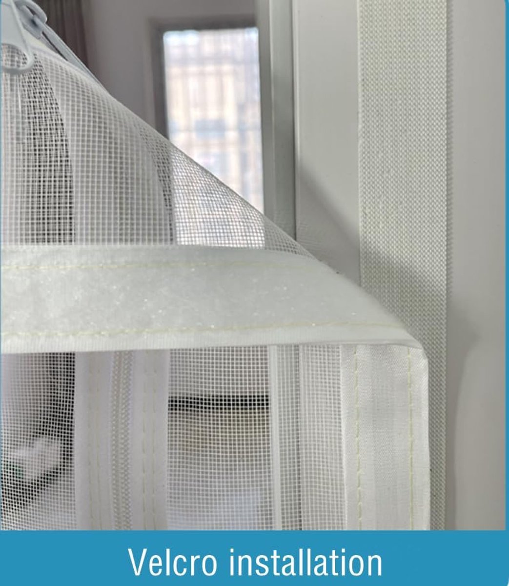 Cat Screen Kattennet voor balkon, huisdierbeeldschermdeur, voorkomen dat katten uit lopen, kat mesh deurscherm voor woonkamer, slaapkamer, keuken 90 cm x 210 cm（Zwart）