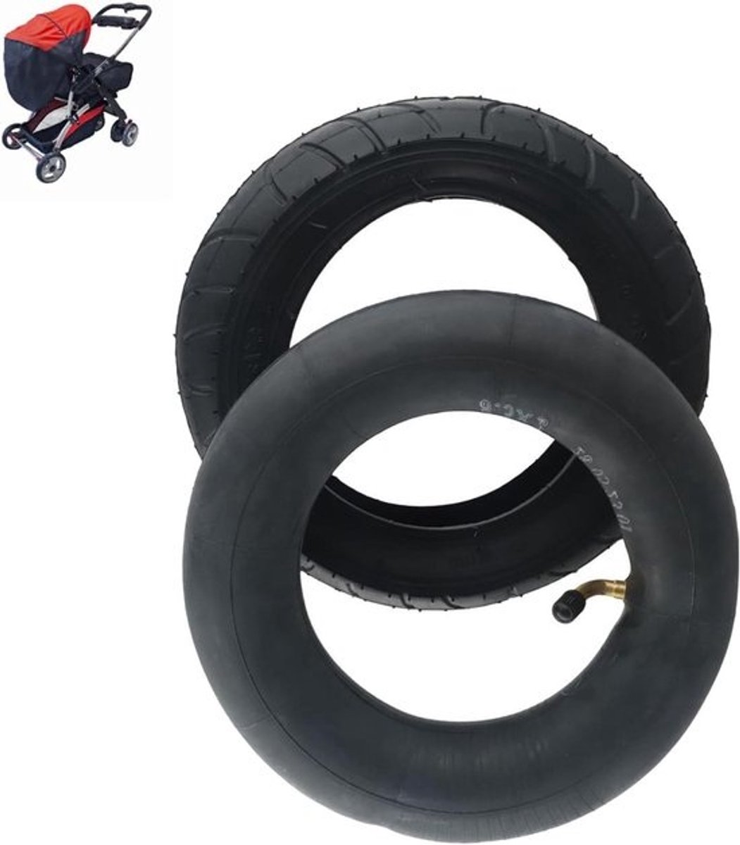Banden en Binnenband - Scooter Banden - Voertuig Reparatie - Slijtvast Rubber - 8 1/2X2 (50-134) - Zwart