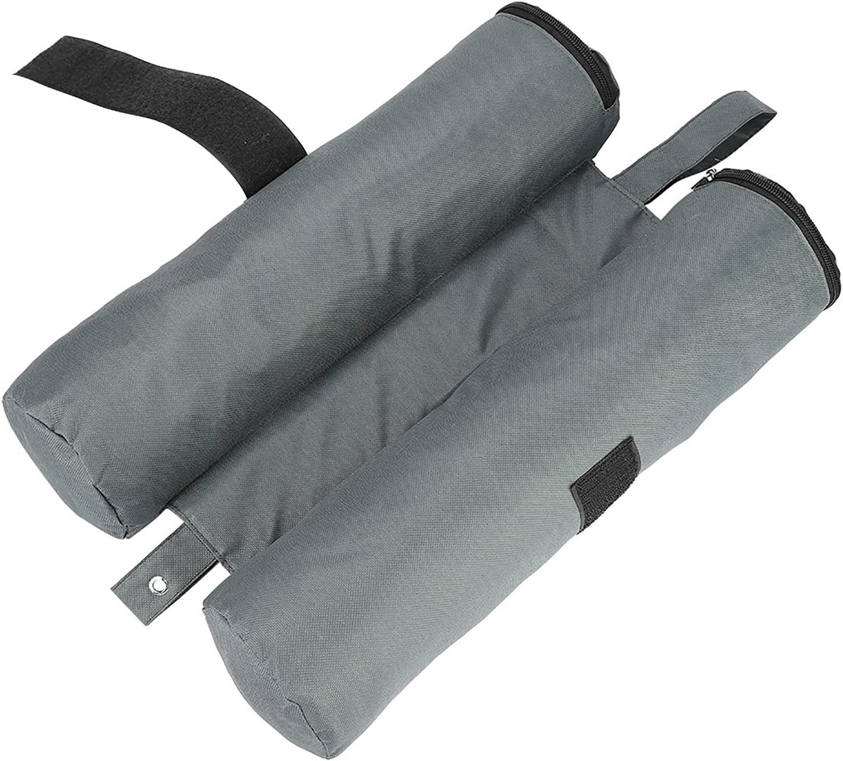 Zandzakken voor Tentstabilisatie, Twee Cilinder Gewichten voor Buiten, Ideaal voor Pop-Up Tenten en Zonbescherming, Army Green