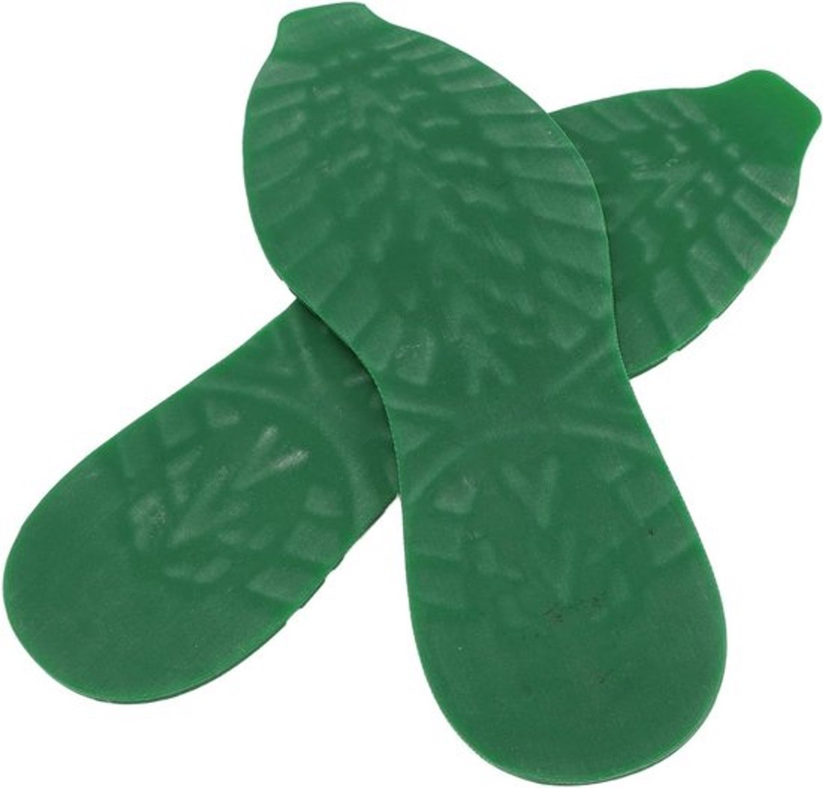 Antislip Schoenzolen - Rubberen Reparatiezolen - Sporten en Lopen - V-patroon Grip - Maat 41-44 - Groen