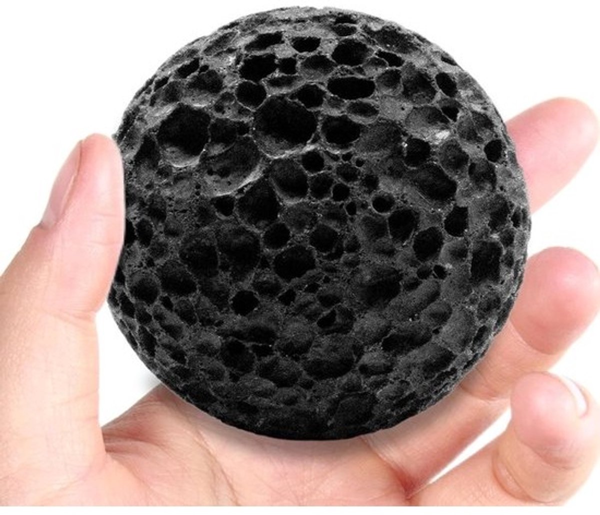 Handtrainer bal - Gripversterker - Kracht opbouwen - Veelzijdig trainingsapparaat - 5 x 5 x 5 cm - Zwart