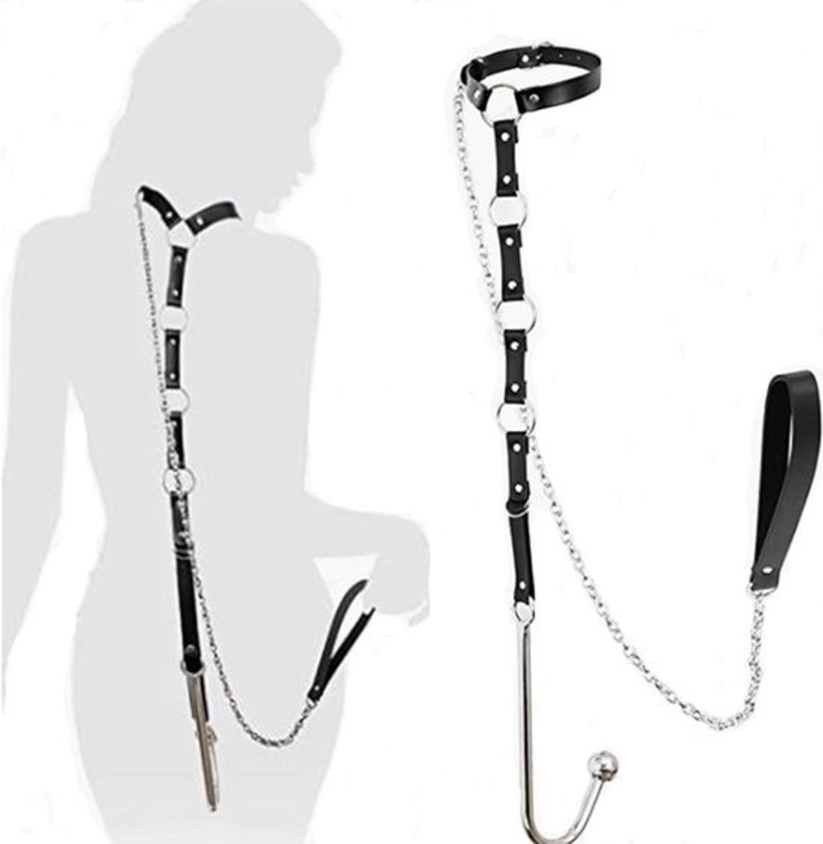 Yoga Riem Set - Fitness Riemen - Thuis Sporten - Comfortabele Rek - 1 Stuk - Zilver