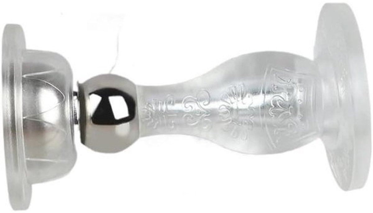 Deurstopper - Deurdemper Deurhouder - Deuren Dempen - Zonder Boren - 10x10x10 cm - Transparant