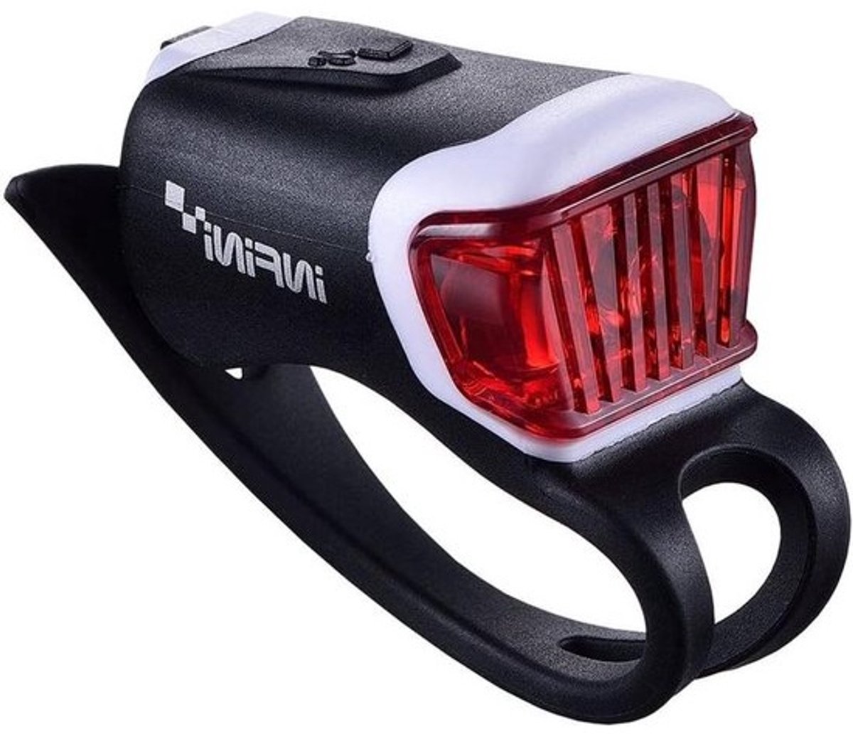 Orca USB Achterlicht - Fietslamp Achterlicht - Veilig Fietsen - Oplaadbare LI-Ion Batterij - 19-35mm - Zwart