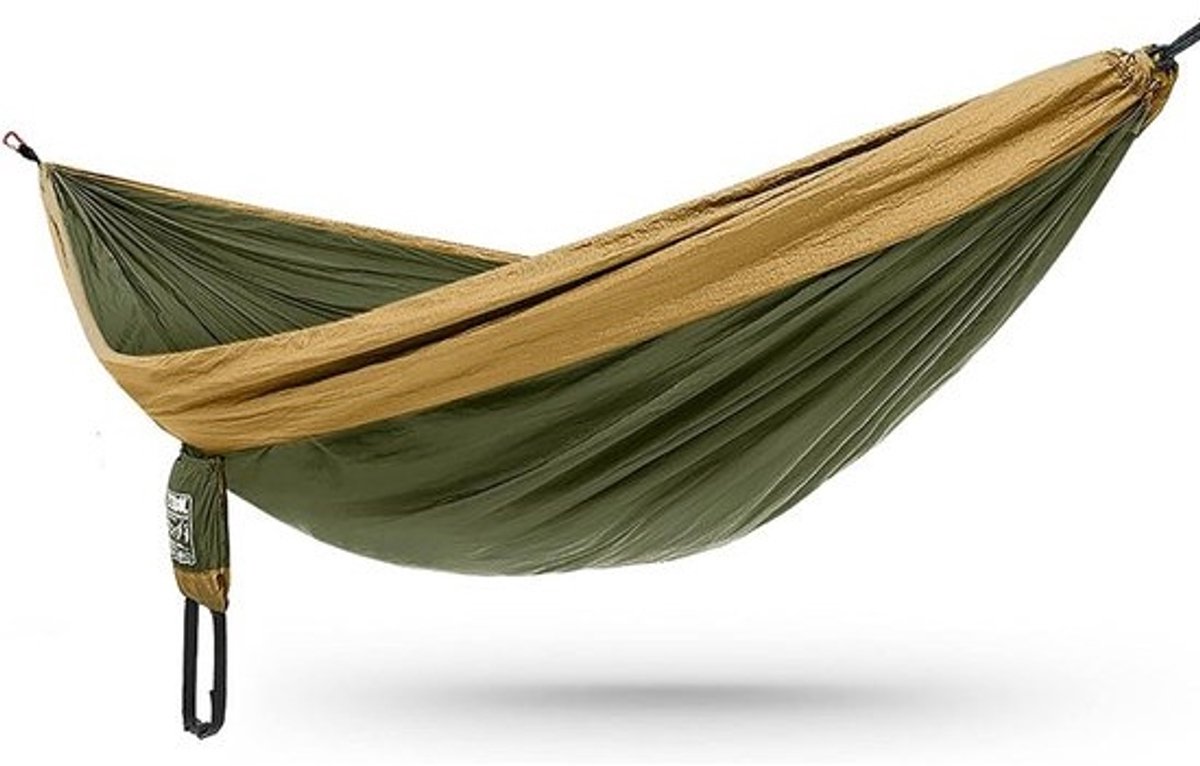 Outdoorhangmat - Dubbele hangmat - Kamperen en tuin - Snel op te zetten - 250 x 140 cm - One Color