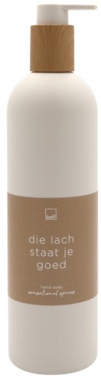 LEEFF - Handzeep met pompje - DIE LACH STAAT JE GOED - Geur: Sensational Spices - Inhoud: 500 ml