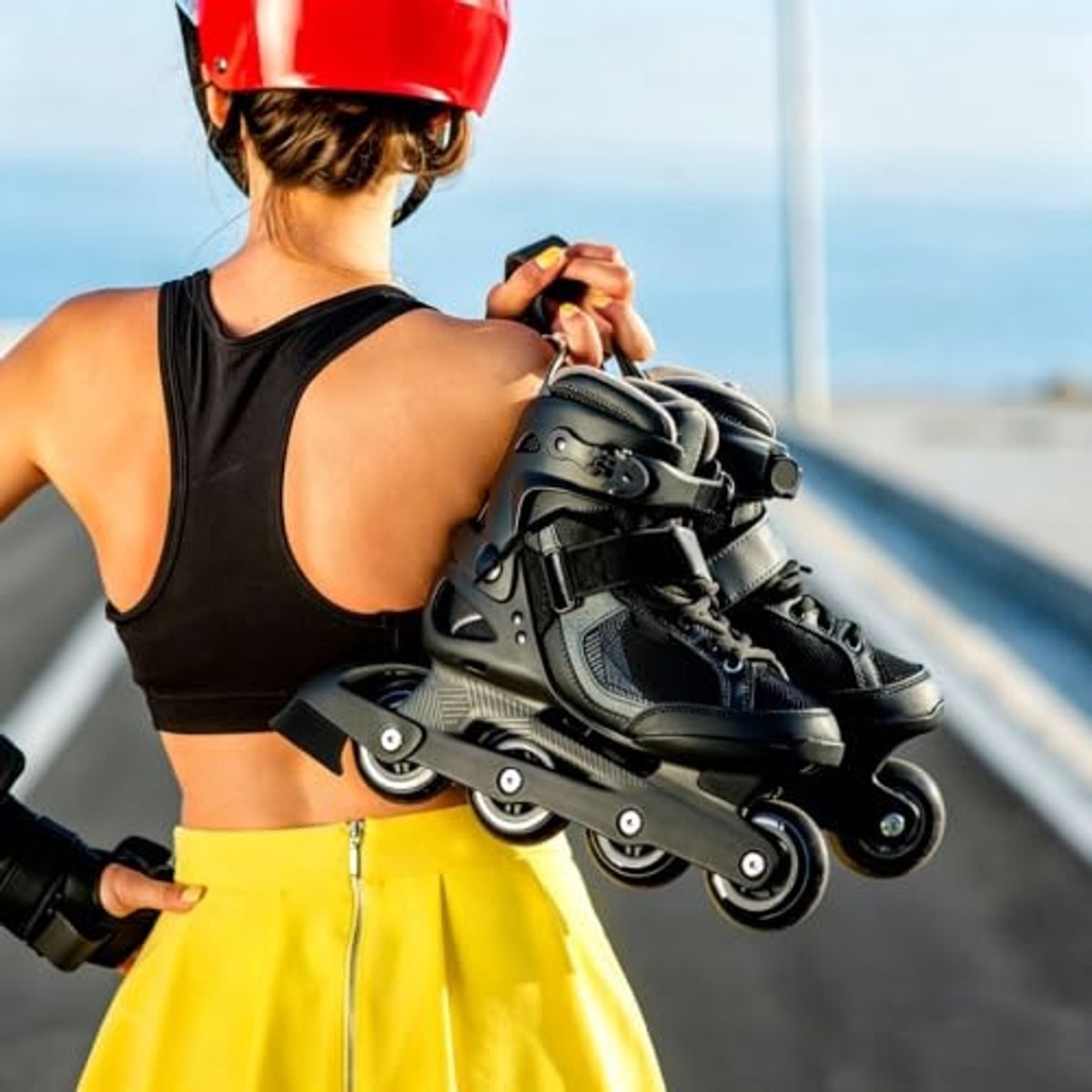 4 Stuks Remblokken voor Inlineskates en Rolschaatsen - Antislip Rubber