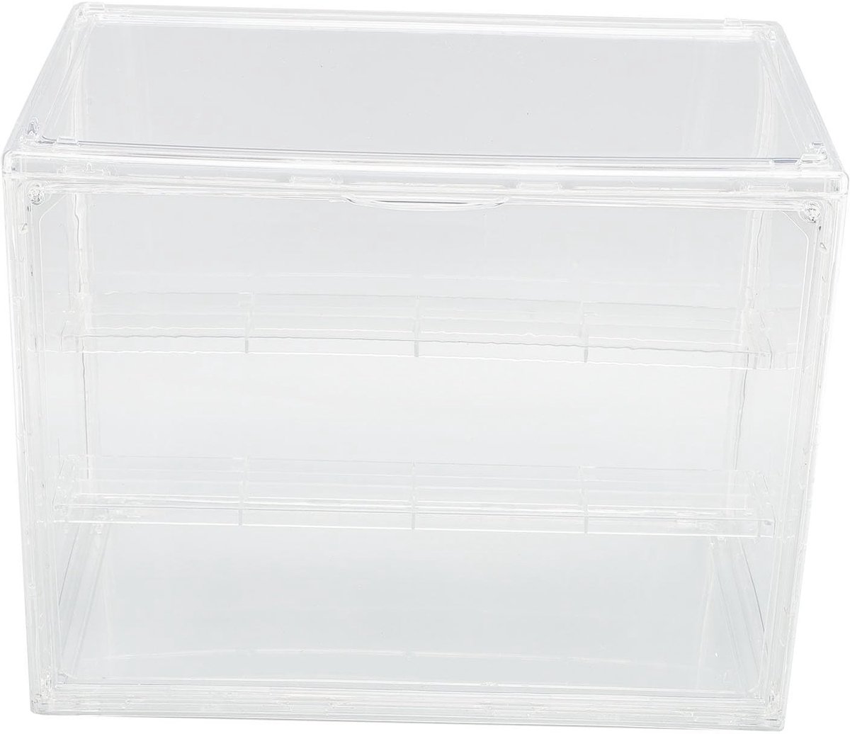 Vitrine voor Miniatuurfiguren - Stapelbare Displaydoos met Magnetische Deur