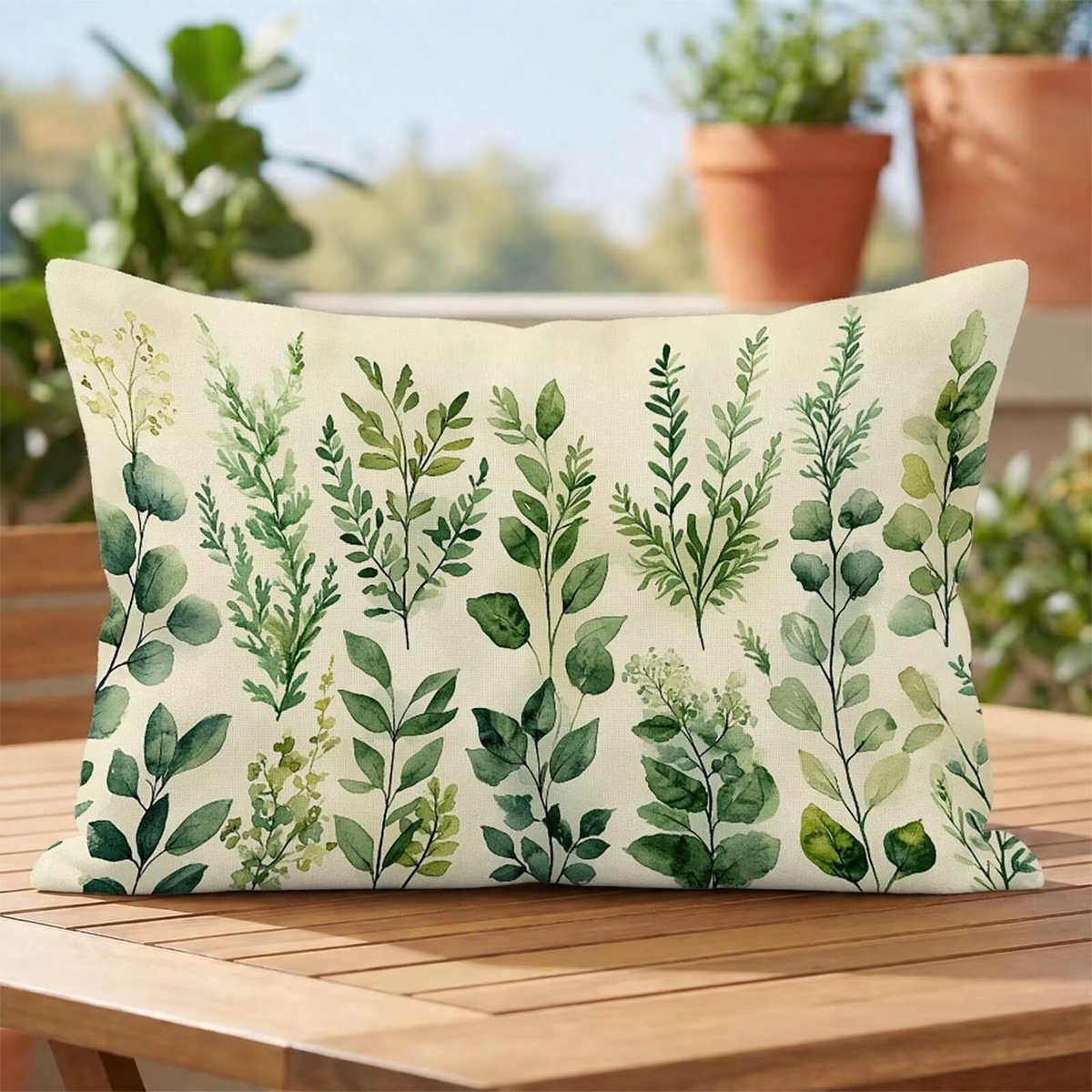 Zachte Fluwelen Kussenslopen - 25x45cm - Saliegroen