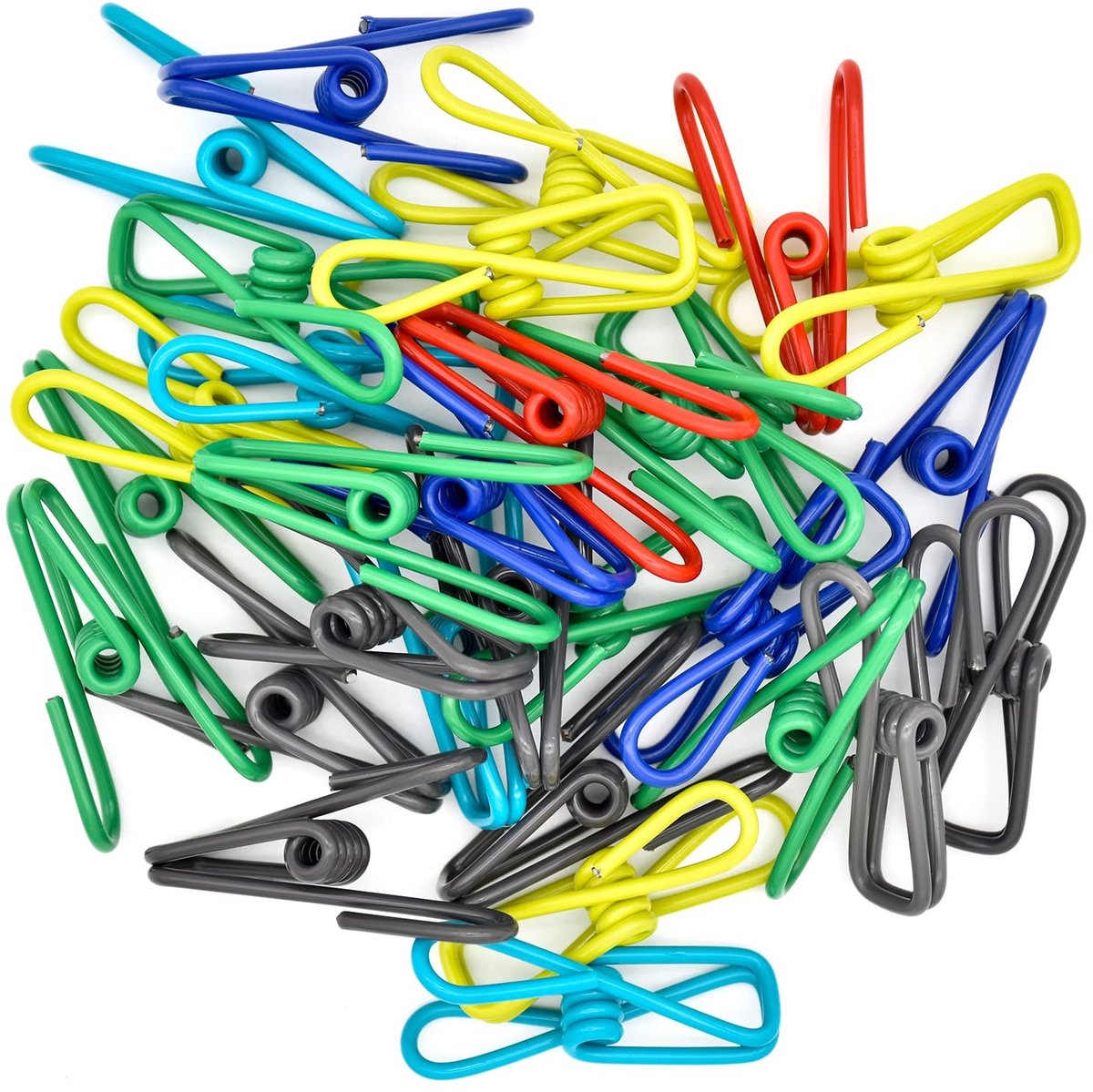 Kledingknijpers - 30 Stuks Kleurrijke Metalen Clips