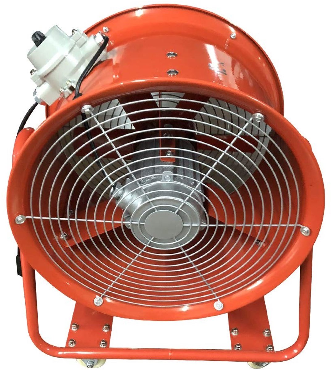 Industrieel Ventilator - 1100 W, 150 m³/min, Oranje