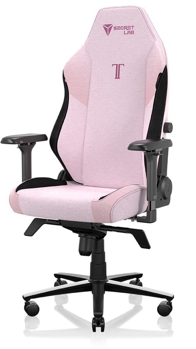 Gaming Stoel - Ergonomisch en Verstelbaar - Pluche Roze