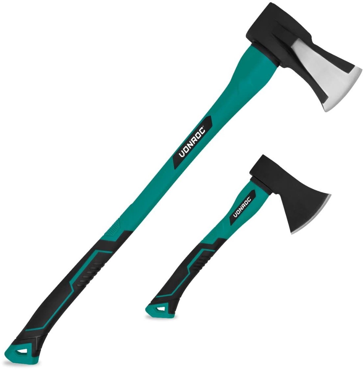 Splitting Axe en Handbijl Set - Verstevigde Fiberglass Handgreep