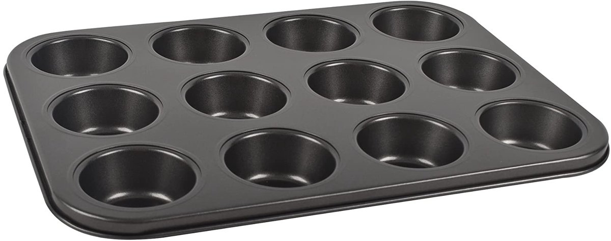 Muffinvorm voor 12 Muffins - Non-stick Coating - Carbon Staal